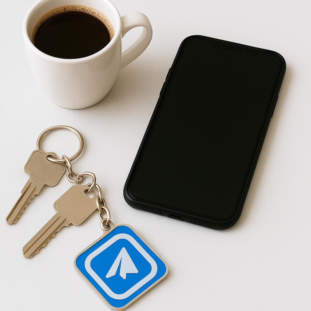 Telegram NFC Keychain