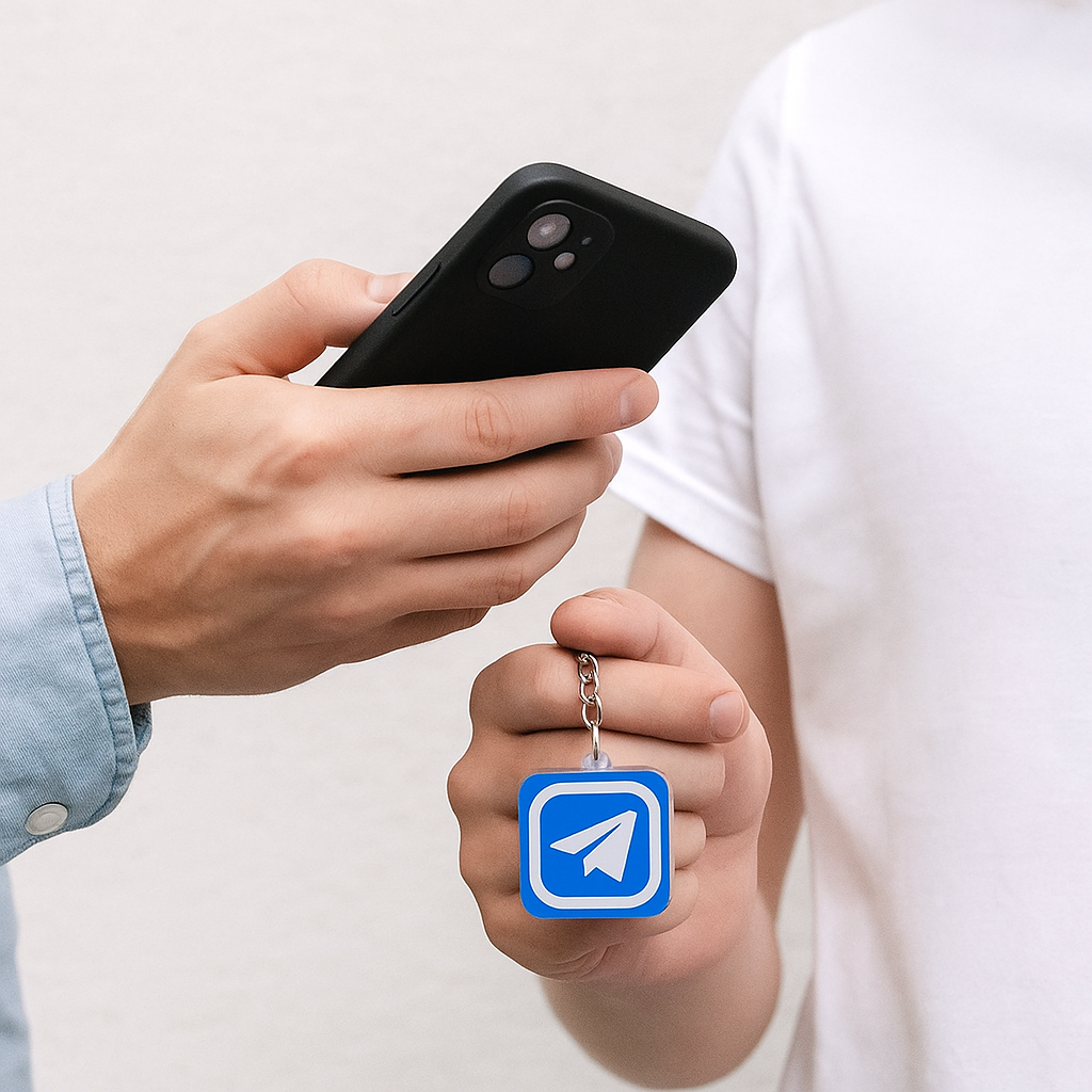 Telegram NFC Keychain